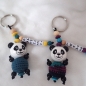 Preview: Schlüsselanhänger Panda mit Bäuchlein